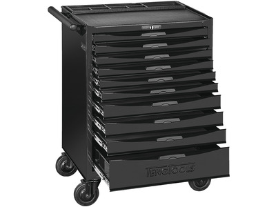 Gereedschapswagen 10 laden zwart Teng Tools